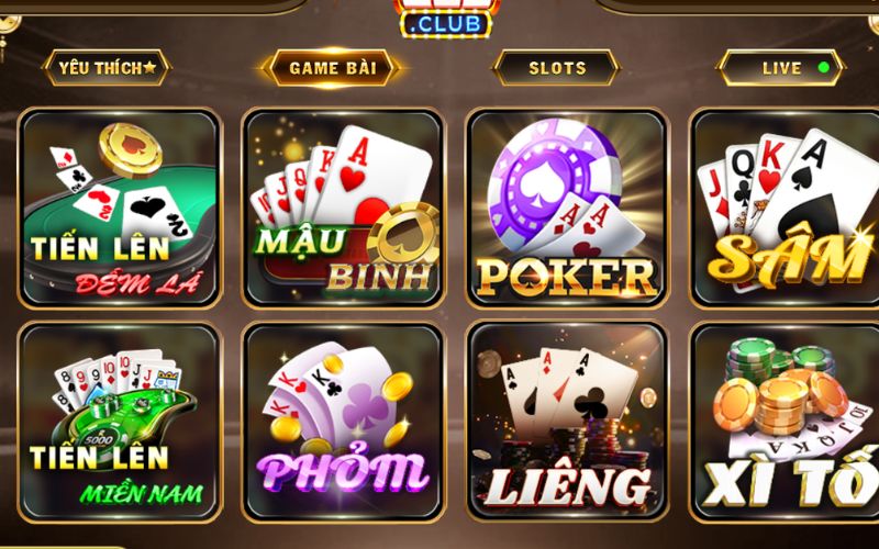 Sảnh game HitClub đa dạng