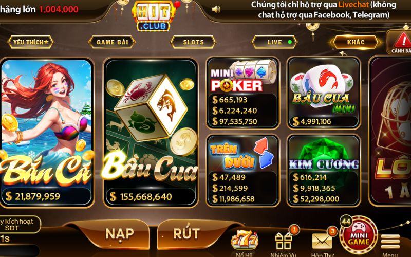 Người chơi tại HitClub