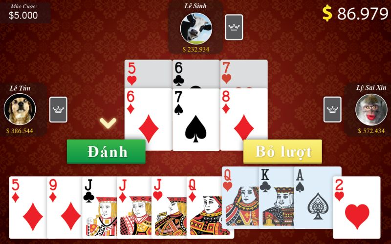 Thứ tự quân bài